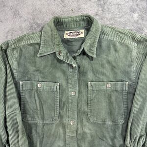 Retro Sonoma Jean Company Corduroy Collared Snap Button Jacket Layering Everyday